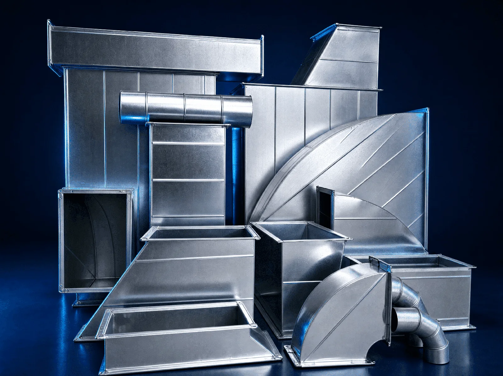 Galvanized Iron (GI) HVAC Ducts - Ducting & Duct Accessories by Al Arabia Industries
