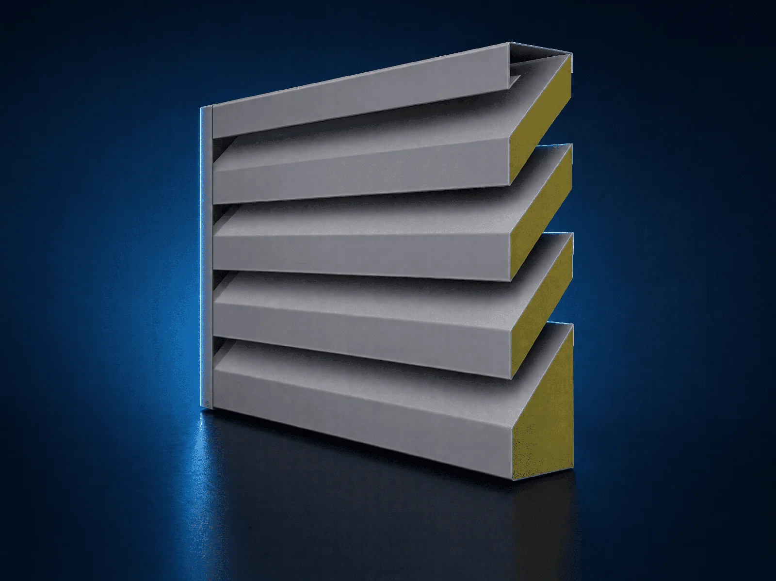 Acoustic Louvers - HVAC Acoustic Solutions by Al Arabia Industries