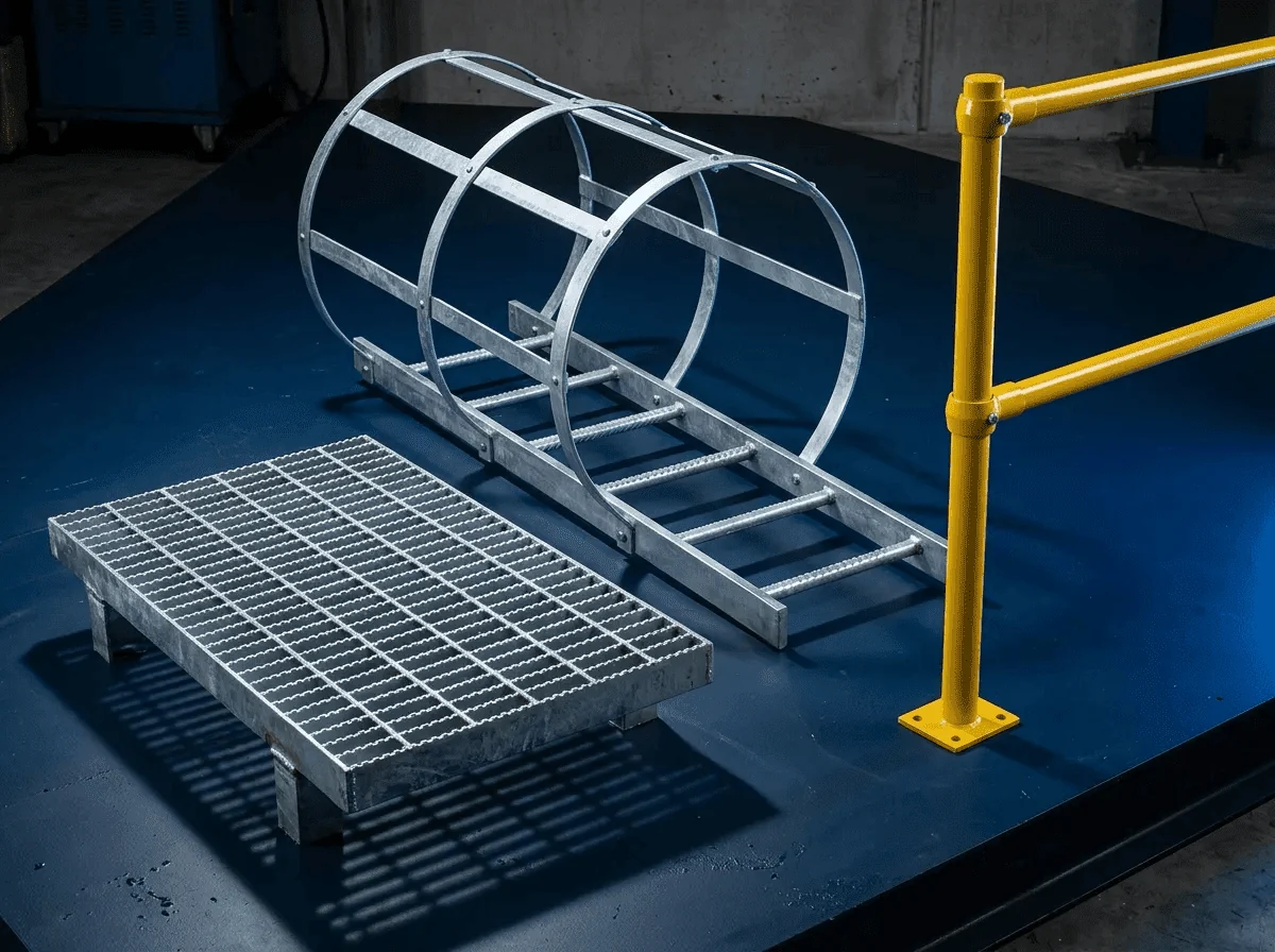 Industrial Guard Rails & Barrier Systems - Industrial Safety & Access Systems by Al Arabia Industries